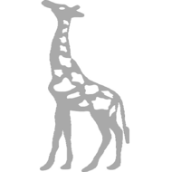 Reflexný motív - žirafa