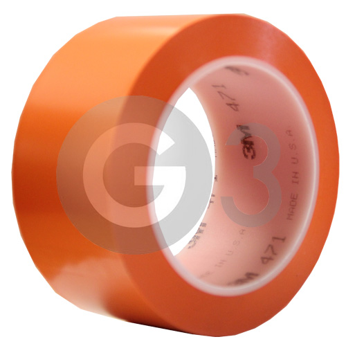 3M 471 Lepiaca páska z mäkkého PVC - oranžová