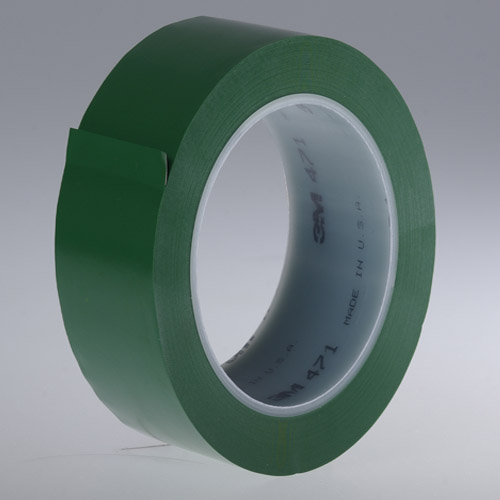 3M 471 Lepiaca páska z mäkkého PVC - zelená