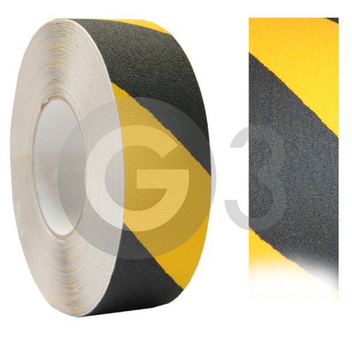 Protišmyková páska - čierno/žltá