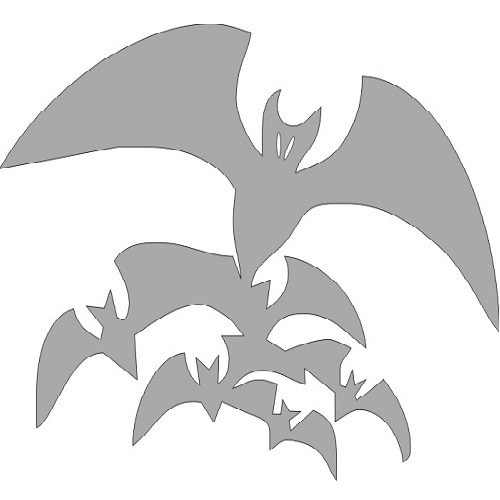Reflexný motív - netopier