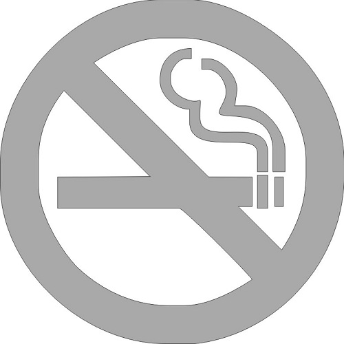 Reflexný motív - zákaz fajčenia