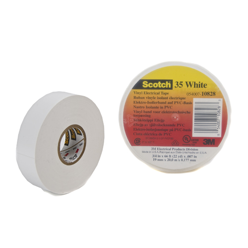 3M Scotch 35 Kvalitná izolačná páska - biela